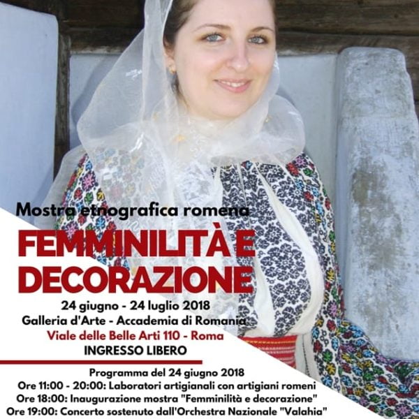 Afiș eveniment - FEMINITATE ŞI ÎMPODOBIRE – IA ROMÂNEASCĂ
