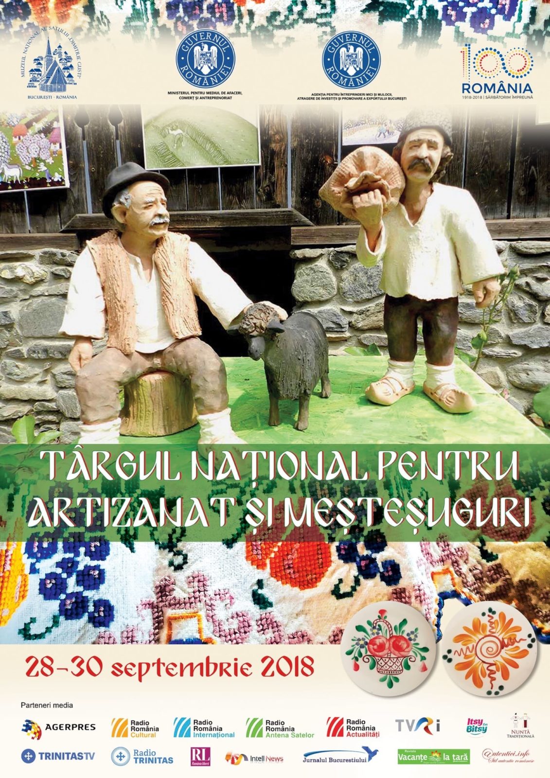 Afiș eveniment - Târgul Național pentru Artizanat și Meșteșuguri – Muzeului Național al Satului „Dimitrie Gusti”