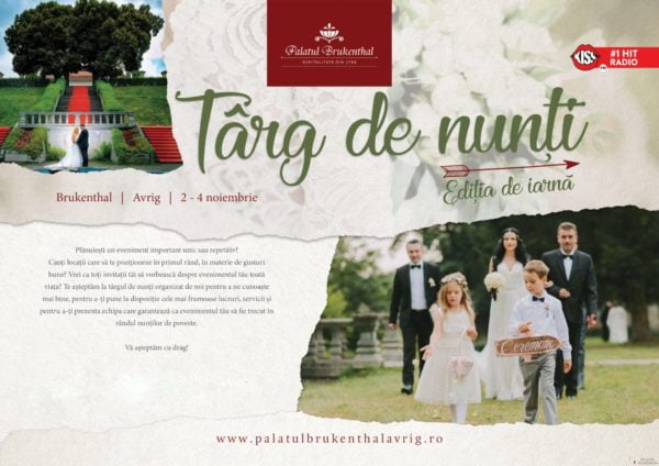 Afiș eveniment - Târg de nunți la Palatul Brukenthal din Avrig