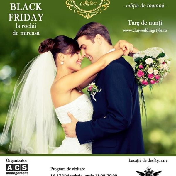 Afiș eveniment - Cluj: Târgul de nunți Cluj Wedding Style – 16-18 Noiembrie 2018