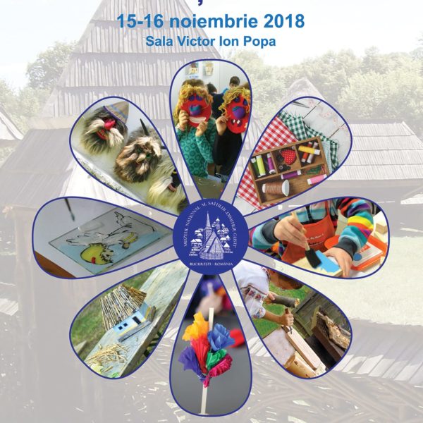 Afiș eveniment - Conferința Națională de Educație Muzeală – Muzeului Național al Satului „Dimitrie Gusti”