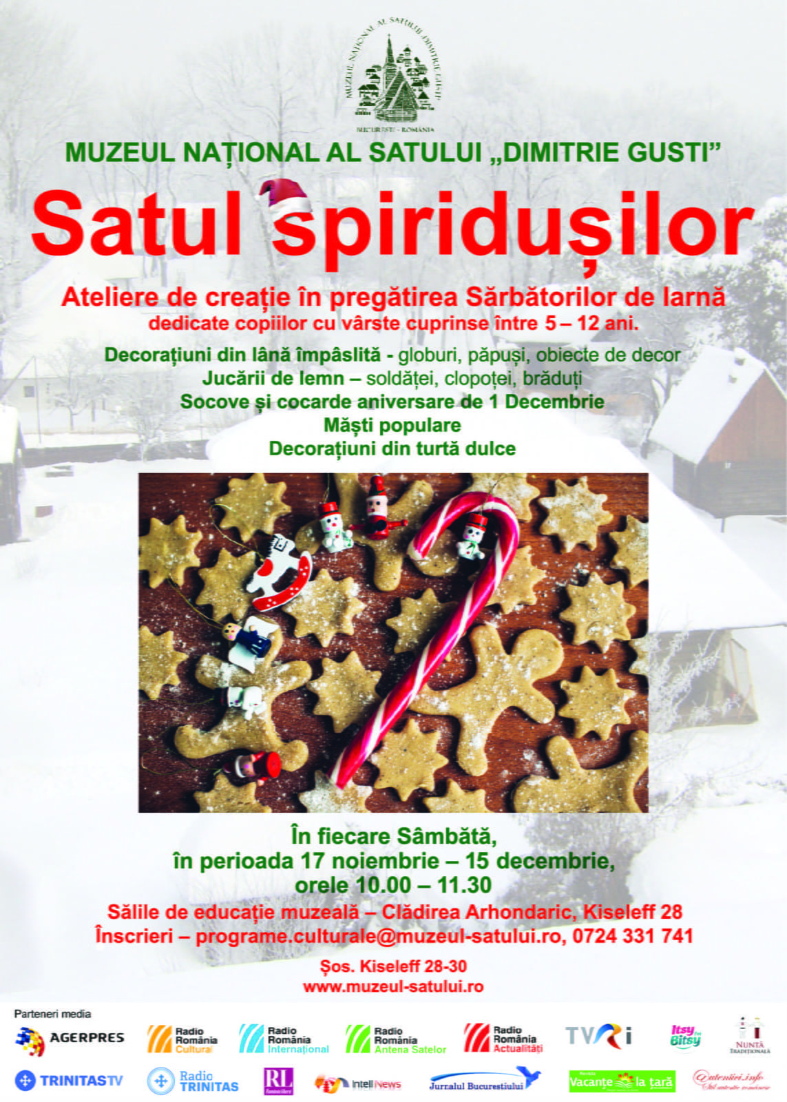 Afiș eveniment - „Satul Spiridușilor” – Muzeului Național al Satului „Dimitrie Gusti”
