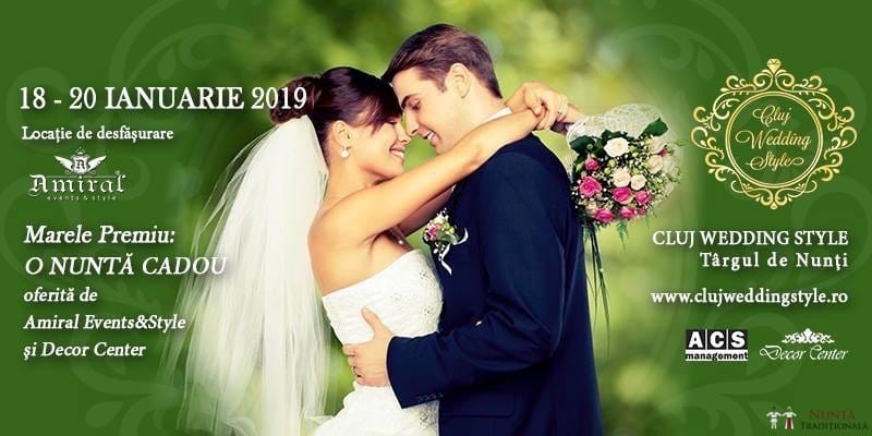Afiș eveniment - Cluj: Târgul de nunți Cluj Wedding Style – 18-20 ianuarie 2019